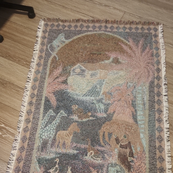 Noah's Ark Tapestry Rug - Multicolor - Picture 2 of 2